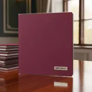 Аренда Обложки мягкие C BIND А4 O.SOFTCLEAR A 10 мм бордо лен в Boutique Hotel PORTUM 1905 — ART SPACE