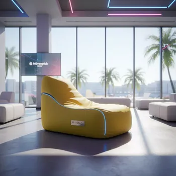 Аренда Кресло мешок пуфик желтое в Mövenpick Hotel — ART SPACE