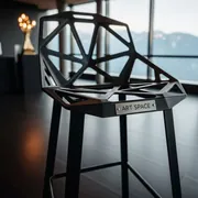 Аренда Стул барный металлический черный Chair One в Sochi Marriott Krasnaya Polyana — ART SPACE
