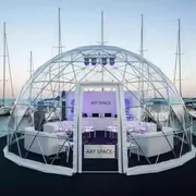 Аренда Сфера прозрачная 9 на парусной регате (Сочи) — ART SPACE