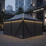 Аренда Шатер ритуальный премиум Bizon 3х6 м в ресторане «Плакучая Ива» — ART SPACE
