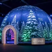 Аренда Батут Новогодний Лес в Novotel Resort — ART SPACE