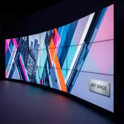 Аренда Видеостена изогнутая LG 55EF5K 4х4 в конгресс-холле отеля Жемчужина — ART SPACE