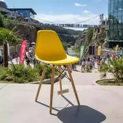 Аренда Стул Eames DSW ECO барный желтый Skypark Sochi — ART SPACE