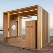 Аренда Фотозона на 9 мая Уголок памяти на пляже «Ривьера» — ART SPACE