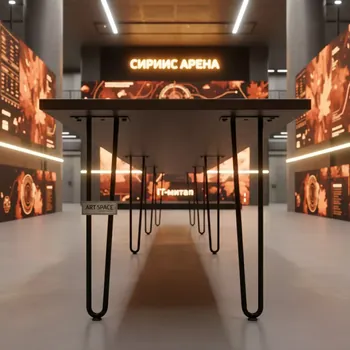 Аренда Ножки шпильки двойные для стола 71 см в Сириус Арене — ART SPACE