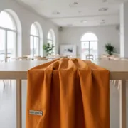 Аренда Ткань оранжевая 1 м в зале «Чайка» (Морпорт) — ART SPACE