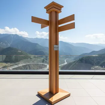 Аренда Указатель деревянный тройной алдер в Skypark Sochi — ART SPACE