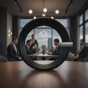 Аренда Пружина пластиковая Lamirel диаметр 32 мм черная в ресторане «Voda» — ART SPACE