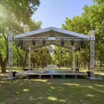 Аренда Крыша граунда односкатная Prolyte 10х8 м в парке «Ривьера» — ART SPACE
