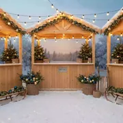 Аренда Фотозона рождественская ярмарка в Bridge Resort — ART SPACE