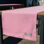 Аренда Дорожка льняная розовая 3х0,4 м в Mantera Supreme — ART SPACE