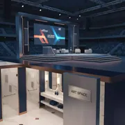 Аренда Мебель сцены VIP туалеты в Сириус Арене — ART SPACE