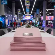 Аренда Салфетка 45х45 см льняная розовая в Karat Resort — ART SPACE