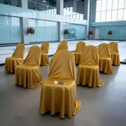 Аренда Чехол 01 золотой в Керлинговом центре «Ледяной куб» — ART SPACE