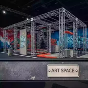 Аренда Полоса препятствий для соревнований в банкетном зале «Дельфин» — ART SPACE