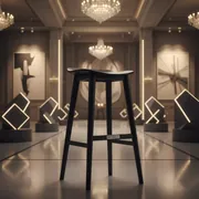 Аренда Барный стул Wood Black в санатории «Заполярье» — ART SPACE