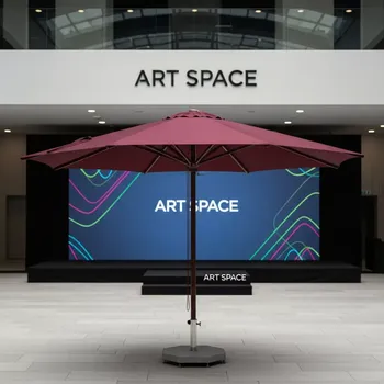 Аренда Зонт для кафе AFM 300DR Bordo в конгресс-холле отеля Жемчужина — ART SPACE