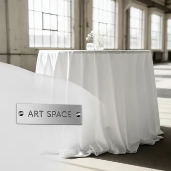 Аренда Скатерть круглая белая 300 см в Delta Sirius — ART SPACE