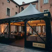 Аренда Шатер ритуальный премиум Bizon 4х8 в Boutique Hotel PORTUM 1905 — ART SPACE