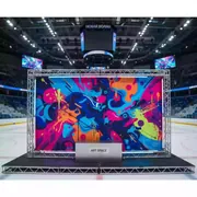 Аренда Пресс волл новогодний "Экспресс" в ледовой арене «Шайба» — ART SPACE