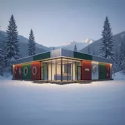 Аренда Домик ярмарочный рождественский в санатории «Металлург» — ART SPACE