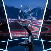 Аренда Бокал для вина Сублим хрустальное стекло 250 мл в Rixos Krasnaya Polyana — ART SPACE