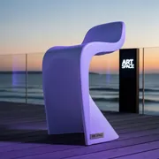 Аренда Стул пластиковый барный Ego S Bar в пляжном клубе Del Mar — ART SPACE