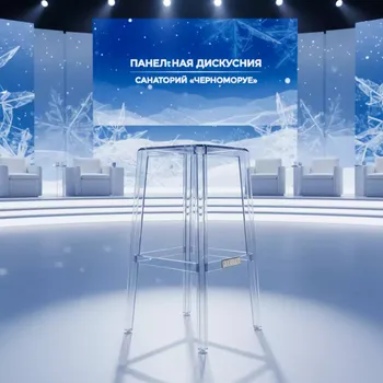 Аренда Табурет барный прозрачный Fox 75 в санатории «Черноморье» — ART SPACE