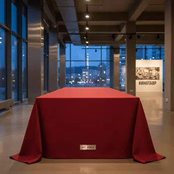 Аренда Скатерть прямоугольная красная 3,3х2,25 м в Radisson Blu Resort & Congress Centre — ART SPACE