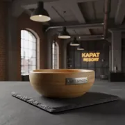 Аренда Ёмкость для соуса Бамбук 85х60 мм в Karat Resort — ART SPACE