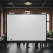 Аренда Экран для проектора с электроприводом Premier Phoenix R на Сочи Автодроме — ART SPACE