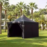 Аренда Пагода черная с мягкими стенками 5х10 м в санатории «Сочи» — ART SPACE