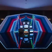 Аренда Фотозона Новогоднее ретро в ресторане «Плакучая Ива» — ART SPACE