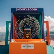 Аренда Кабина денежная Вжух на площадке Rosa Peak (2320м) — ART SPACE