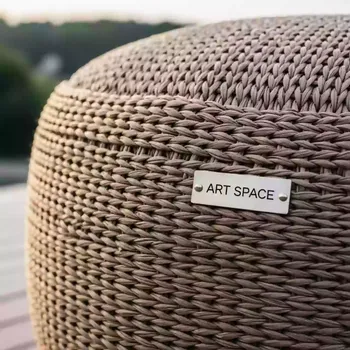 Аренда Пуф подушка плетеная на Имеретинской набережной — ART SPACE