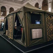 Аренда Шатер военный Премиум Бизон 4х8 в конгресс-холле отеля Жемчужина — ART SPACE