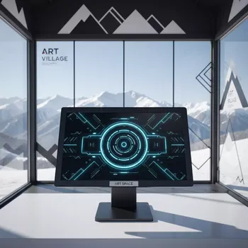 Аренда Сенсорный Монитор POS Mertech CT 17TM на площадке Rosa Peak (2320м) — ART SPACE