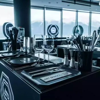 Аренда Посуда и барное стекло в Sochi Marriott Krasnaya Polyana — ART SPACE