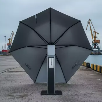 Аренда Зонт Moonshadow Ø2,4 м на территории Морпорта Сочи — ART SPACE