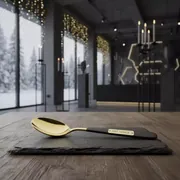 Аренда Ложка чайная Франклин черно золотая в Rodina Grand Hotel & SPA — ART SPACE