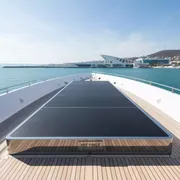 Аренда Подиум 8х2 м на VIP теплоходе (Морпорт Сочи) — ART SPACE