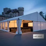 Аренда Шатер двухскатный 25х15 в отеле «Богатырь» — ART SPACE
