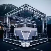 Аренда Вышки FOH Layher с одним уровнем 6.21х4.14 м в Golden Tulip Rosa Khutor — ART SPACE