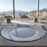 Аренда Тарелка закусочная КРИСП с серебряным кантом 21 см в Rixos Krasnaya Polyana — ART SPACE
