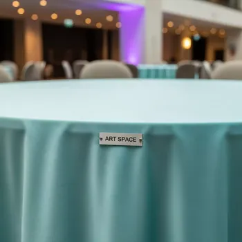 Аренда Скатерть круглая бархатная бесшовная ментоловая Альт в Mövenpick Hotel — ART SPACE