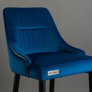 Аренда Стул барный вельвет королевский синий Ститч в Radisson Collection Paradise — ART SPACE