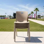 Аренда Стул пластиковый Hug Go Green бежевый в Gamma Sirius — ART SPACE