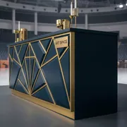 Аренда Стойки регистрации ресепшн барные в ледовой арене «Шайба» — ART SPACE