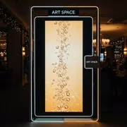 Аренда Фотозона анимированное шампанское в ресторане «Магеллан» — ART SPACE